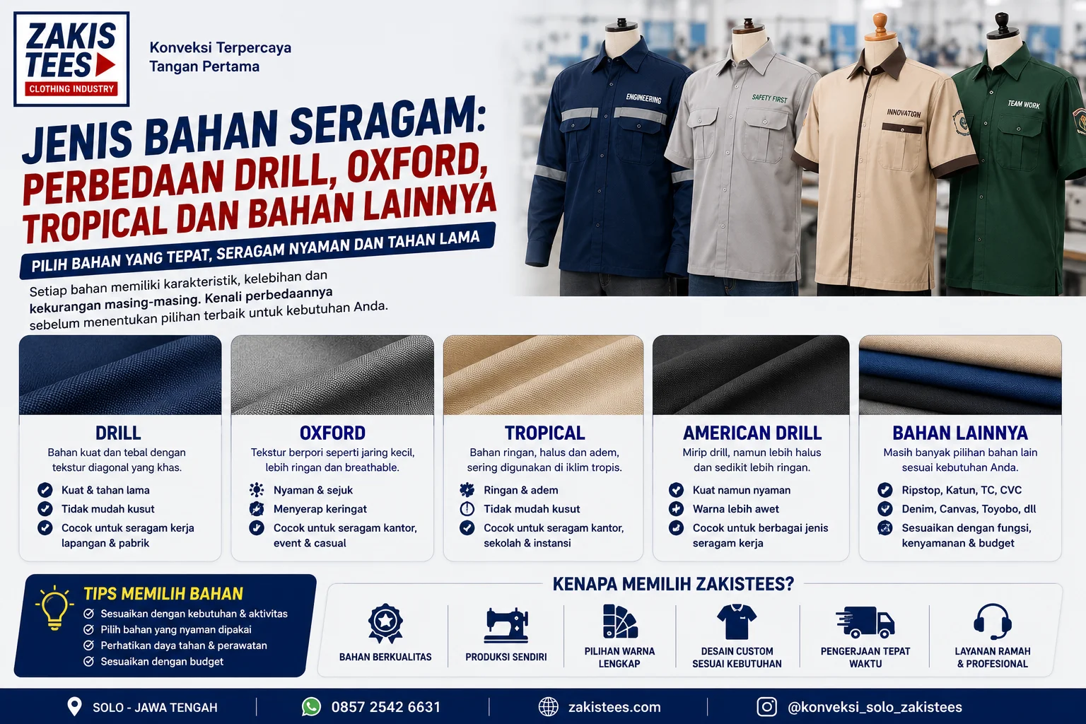 jenis-bahan-seragam-perbedaan-drill-oxford-tropical-dan-bahan-lainnya