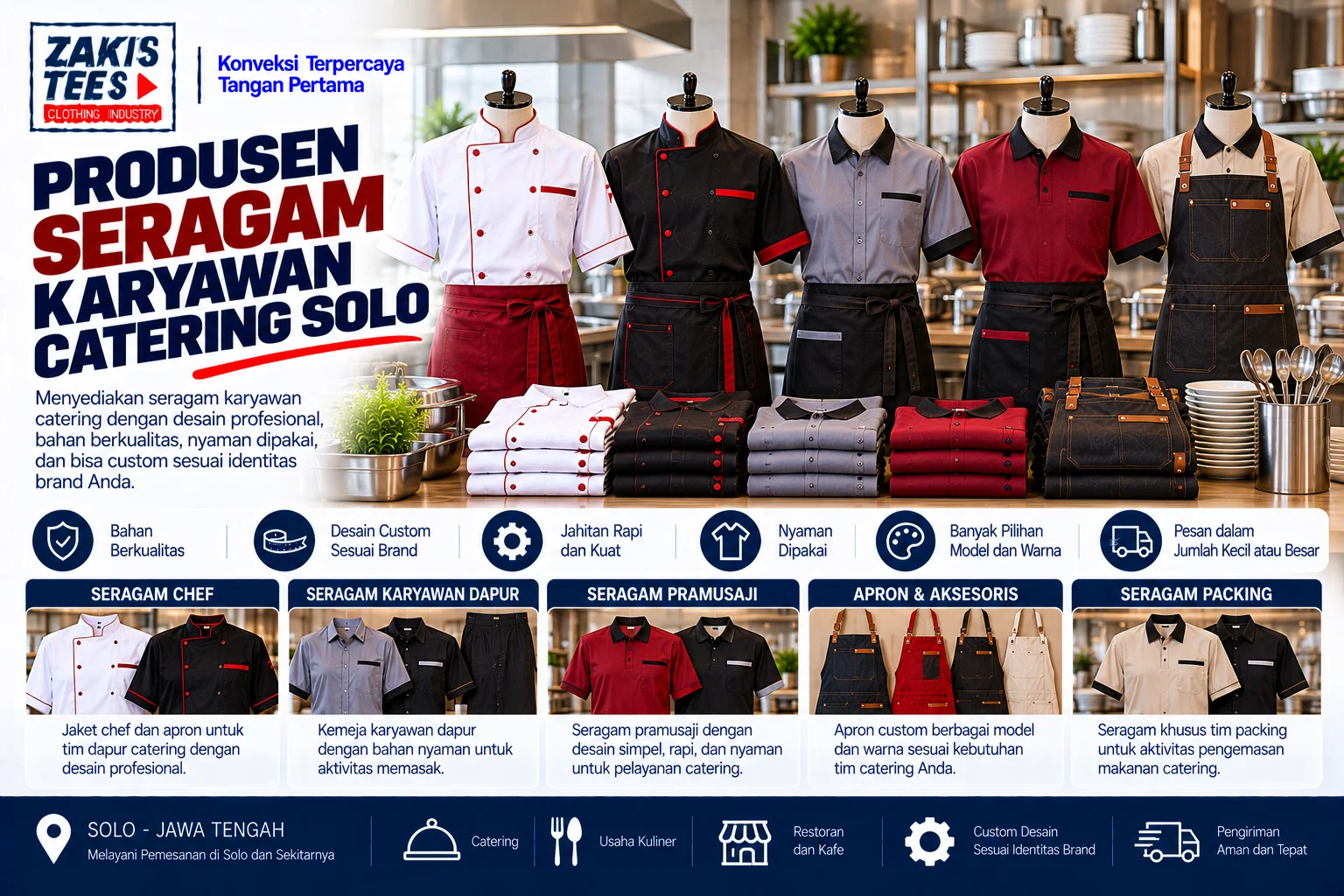 produsen-seragam-karyawan-catering-solo